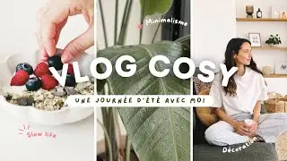 Vlog cosy sans paroles 🌿 Routines d&rsquo;&eacute;t&eacute; douces & ambiance minimaliste