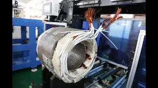 Horizontal Type Compressor Motor Stator Automatic Coils Forming Machine