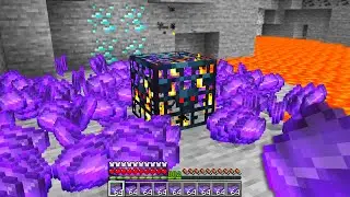 Minecraft UHC but you can craft a netherite spawner..