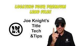 Locating your files for Premium Leads