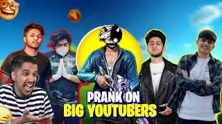 I PRANK 🤡 TOP-20 BIG YOUTUBER #freefire