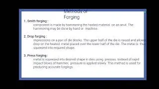 Process Planning and Cost Estimation- Introduction of Forging  Process -Dr.P.Ravikumar,Prof,Mecht