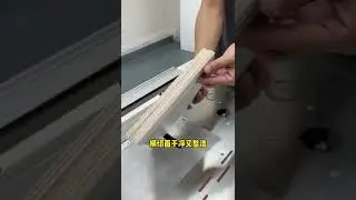 Woodworking folding push-pull saw table - Dust-free mother saw #professional woodworking #shorts