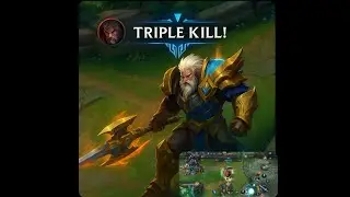 TRIPLE KILL BARON LANE DOMINATION! 🔥 GOD KING DARIUS WILD RIFT