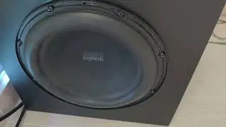 Logitech z906 BASS test SUB EXCURSION