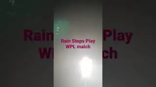 Rain stopped play
