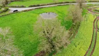 Drone flight in Trellech