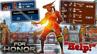 Toxic Tiktokers terrified of 1vs4 Anti-Gank [For Honor]