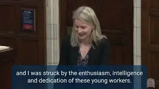 Westminster Hall Debate on apprentices and highlighting the apprentices at Toyota UK in Burgh Heath.