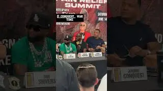 Celebrity Boxing press conference