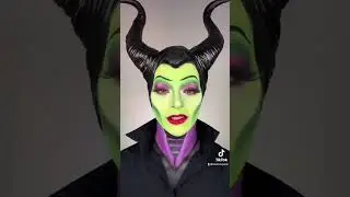 Урок по макияжу для Малефисенты