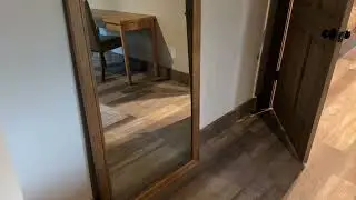 Elegant Full-Length Wall Mirror for Bedroom and Dressing Areas | Vintage French Style