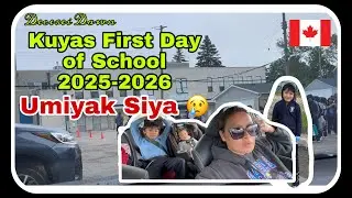Kuya Ethans First Day of School 📚| Umiyak Ang Kuya Namin 😢 #buhaycanada #momlife 