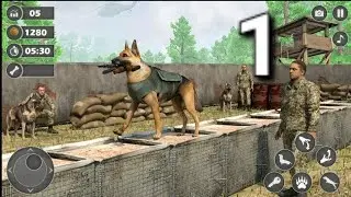 ARMY DOG SIMULATOR-ANDRIOD GAMEPLAY #1 PET GAMES
