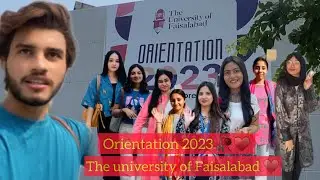 Orientation 2023 ⭐️/ The University Of Faisalabad/ TUF
