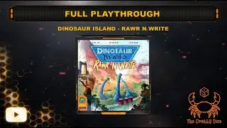 Dinosaur Island - Rawr 'N Write ... Full Playthrough by the Crabby Dice