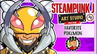 Steampunk J - Drawing My Favorite Pokemon!