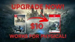 HOW TO UPGRADE HOGWARTS LEGACY ON THE SWITCH 2! (WORKS FOR THE PHYSICAL GAME)