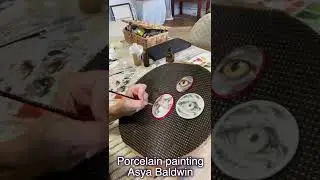Porcelain painting | Asya Baldwin, artist, world class teacher