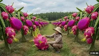 The 2025 Harvest Rush: How Farmers Produce 9.8 Billion Tons of Dragon Fruit