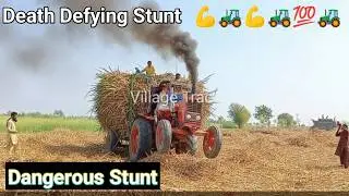 ​Death Defying Tractor Wheelie!🤯 Heavily Loaded Sugarcane |Tractor Wheelie with Full Load|Max Load