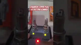 Champion Copper Plus vs Daytona Ignimax Tapered #champion #daytona #sparkplug #kirian