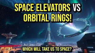 Space Elevators vs. Orbital Rings: The FUTURE of Space Transport Explained | Space Tech