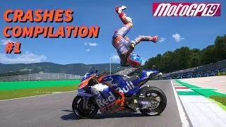 MotoGP 19 | CRASHES COMPILATION #1