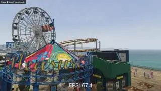 Grand Theft Auto V benchmark on ACER ASPIRE VX5-591G gaming laptop