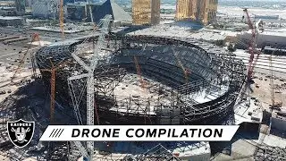 Allegiant Stadium construction progress from above | Raiders
