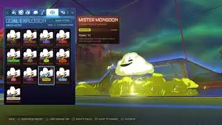 روكيت ليق | جميع ألوان هدف الغيمة all painted mister monsoon