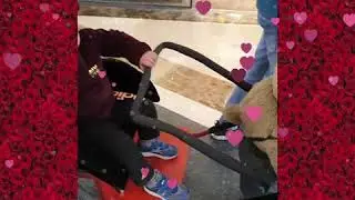 Teddy bear ride.. a fun ride for her..