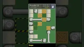Pushing Machine (Professional) Level Puzzle 13 - Perfect Solution