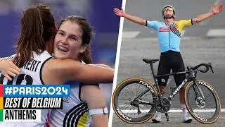 🇧🇪 Belgium's best athletes at Paris 2024 | Anthems