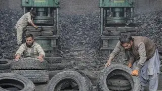 How hundred million of waste Truck Tires Are Recycled Into Break Drum Bush