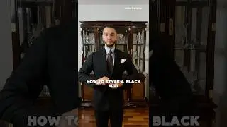 How to Style a Black Suit for a Wedding 🖤✨ #oldmoney  #menswear  #classicstyle