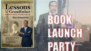 Marc Demetriou Book Launch Speech