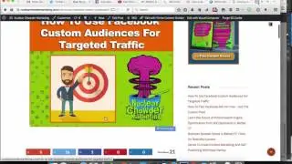 Setting Up The Facebook Pixel And Custom Audience Training Video 1