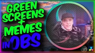 ✔How to Remove Green Screens, Add Memes + Social Pop Ups in OBS.