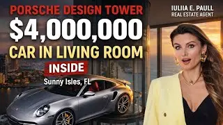 $4,000,000 Apartment Tour | Porsche Design Tower Miami | Luxury Condo with Car Elevator
