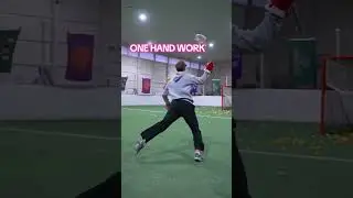 Want a FASTER SHOT? One hand shooting!  #lacrosse #lacrossetraining #inspiration #lacrossehighlight