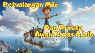 Petualangan Luar Biasa Milo Menembus Langit Malam ☁️🚂 #ceritaanak #dongenganak #dongeng 