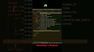 Canceling a Timeout | js timeout and intervals   |settimeout react js |setinterval react #shorts