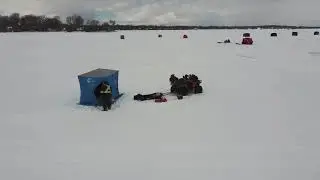 Lake Simcoe Ice Fishing - Innisfil Beach