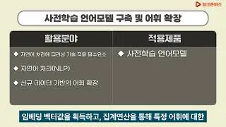 [링크온비즈-기술거래] 사전학습 언어모델 구축 및 어휘 확장