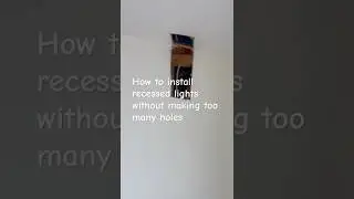 Clean Electrical Install: One Hole, No Extra Damage