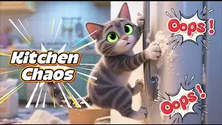 Kitchen Chaos: The Kitten Chef 🍳🐾 | Funniest Cat Cooking Disaster Ever!