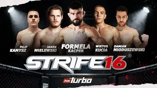⚫🔴 GALA MMA STRIFE 16  - PIERWSZE 4 WALKI TYLKO NA YOUTUBE! ⚫🔴