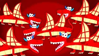 Five Little Dragons | Lunar New Year Songs for Kids | Children Rhymes