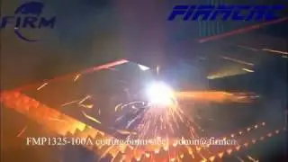 100A plasma cutting machine cut 6mm steel